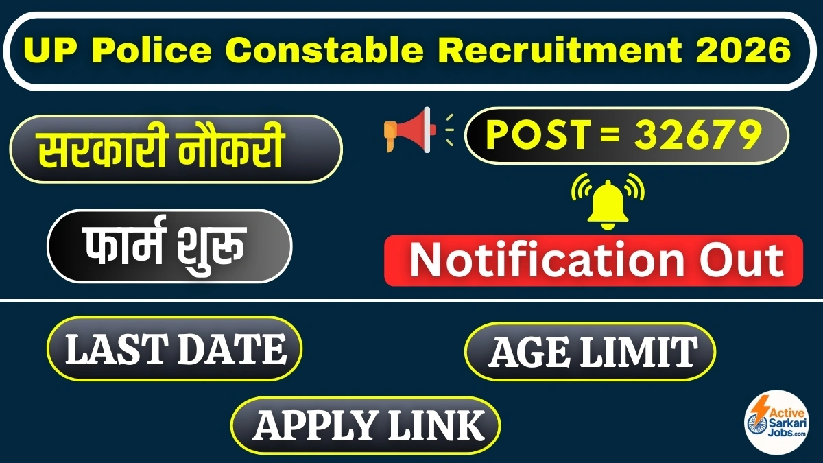 UP Police Constable Recruitment 2026